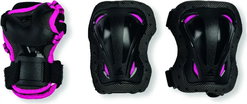 SET ŠTITNIKA ROLLERBLADE SKATE GEAR JR 3/1 BLACK/PINK (1 / 5)
