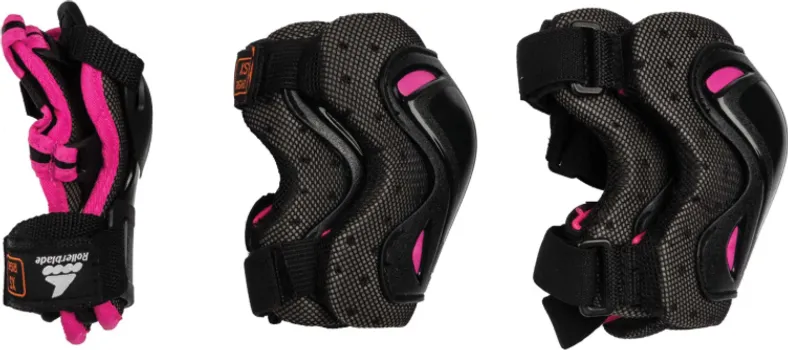 SET ŠTITNIKA ROLLERBLADE SKATE GEAR JR 3/1 BLACK/PINK (4 / 5)