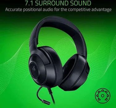 RAZER KRAKEN X LITE GAMING SLUŠALICE [7.1 SURROUND / 40MM] (3 / 8)