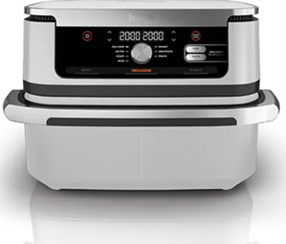 NINJA FOODI FLEXDRAWER DUAL AF500EUWH AIRFRYER │ 10.4L MEGAZONE │ 2 NEZAVISNE ZONE │ 7 FUNKCIJA KUVANJA │ ZA JELA DO 8 OSOBA │ JEDNOSTAVNO ČIŠĆENJE (1 / 4)