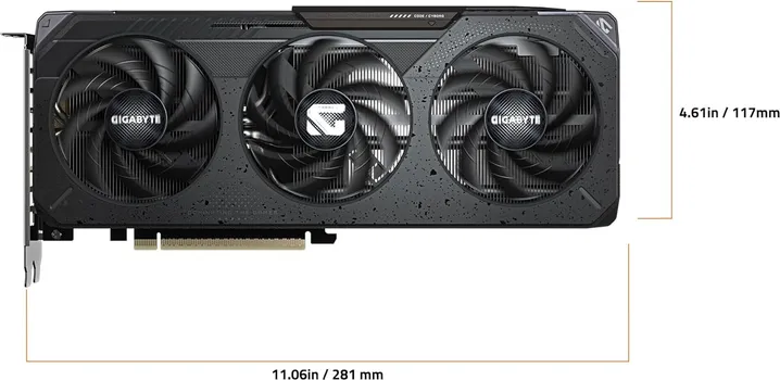 GIGABYTE NVIDIA GEFORCE RTX 5060 GAMING 8GB 128BIT GV-N5060GAMING OC-8GD REV. 1.0 (2 / 10)
