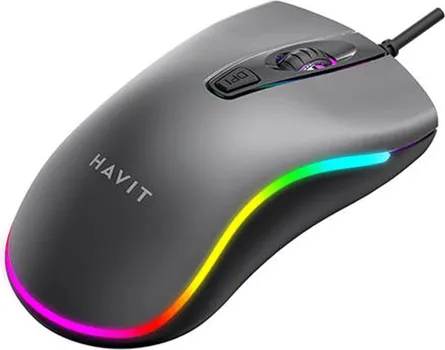 HAVIT HAVIT MS72 GAMING RGB MIŠ │ ŽIČNA USB VEZA │ DPI: 800–1200 │ 4 DUGMETA │ ERGONOMSKI DIZAJN │ DUŽINA KABLA: 1.3M (1 / 7)