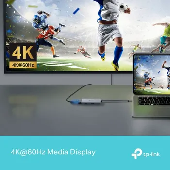 TP-LINK UH5020C TYPE-C 5-U-1 HUB │ 5 U 1: HDMI + 2X USB-A + USB-C + PD │ 4K@60HZ HDMI IZLAZ │ 100W BRZO PUNJENJE │ 5GBPS PRENOS PODATAKA │ PLUG & PLAY (6 / 10)