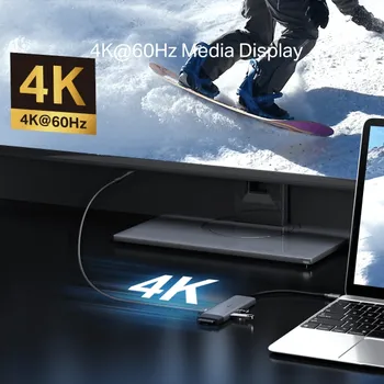 TP-LINK UH7020C TYPE-C 7-U-1 HUB │ 7 U 1: HDMI + SD/MICROSD + 2X USB-A + USB-C + PD │ 4K@60HZ HDMI │ 100W BRZO PUNJENJE │ 5GBPS PRENOS PODATAKA │ SD/MICROSD DO 200MB/S │ PLUG & PLAY (7 / 12)