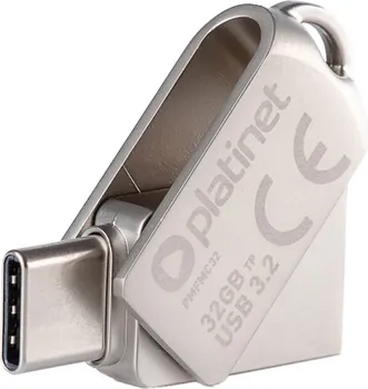 32GB / PMFMC32 PLATINET PENDRIVE 2IN1 / USB-A 3.2 + USB-C METAL UDP (2 / 4)