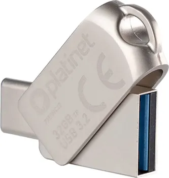 32GB / PMFMC32 PLATINET PENDRIVE 2IN1 / USB-A 3.2 + USB-C METAL UDP (4 / 4)