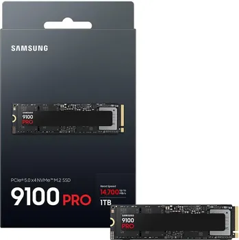 SAMSUNG SSD 9100 PRO 1TB / SSD M.2 / PCIE 5.0 / 14700MB/S READ / 13300MB/S WRITE (1 / 12)