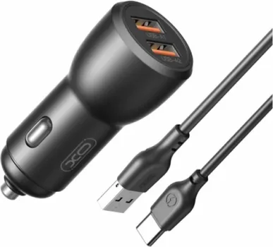 XO CC55 CAR CHARGER + TYPE-C CABLE (1 / 2)