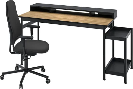 IKEA MULLSJÖ / SMÖRKULL RADNI STO I STOLICA 496.031.55 (1 / 13)