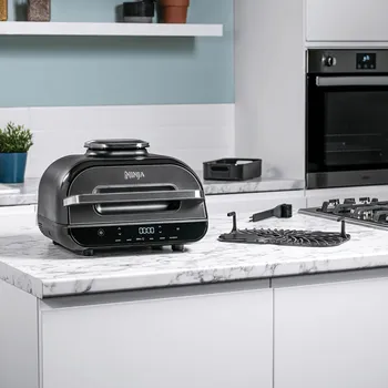 NINJA AG551EU FOODI MAX GRILL & AIRFRYER │ 6 FUNKCIJA PRIPREME HRANE │ SMART COOK SISTEM │ DIGITALNA SONDA ZA TEMPERATURU │ GRILL BEZ OKRETANJA │ 3,8L ZAPREMINA │ DO 260°C (3 / 9)