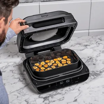 NINJA AG551EU FOODI MAX GRILL & AIRFRYER │ 6 FUNKCIJA PRIPREME HRANE │ SMART COOK SISTEM │ DIGITALNA SONDA ZA TEMPERATURU │ GRILL BEZ OKRETANJA │ 3,8L ZAPREMINA │ DO 260°C (7 / 9)