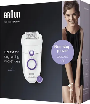 BRAUN SILK-ÉPIL 5 505 POWER EPILATOR │ SUVO UKLANJANJE DLAČICA │ 2 BRZINE │ 28 PINCETA │ SMARTLIGHT SVJETLO │ DO 4 NEDJELJE GLATKE KOŽE (5 / 6)