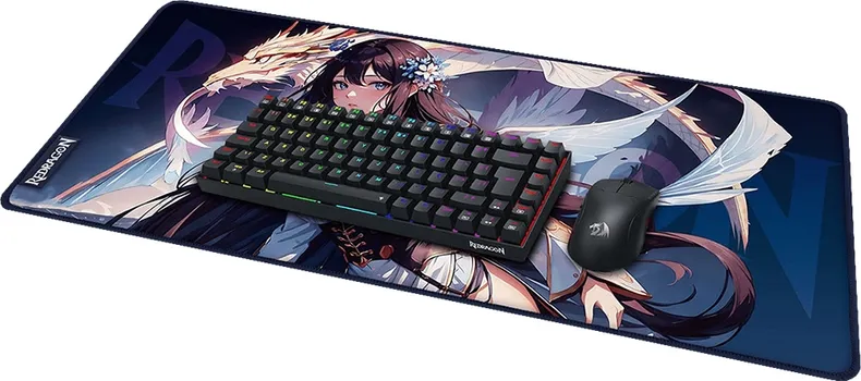 REDRAGON AK1 L MOUSEPAD DIMENZIJE 900 X 400 X 4 MM, GAMING PODLOGA, NEKLIZAJUĆE GUMENO DNO, NJEGOVA BRZA POVRŠINA MINIMIZIRA TRENJE (2 / 3)