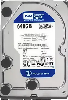 CAVIAR BLUE 640GB / HDD 3.5 / SATA II / 7200 RPM / 16MB CACHE WD6400AAKS-P (1 / 1)