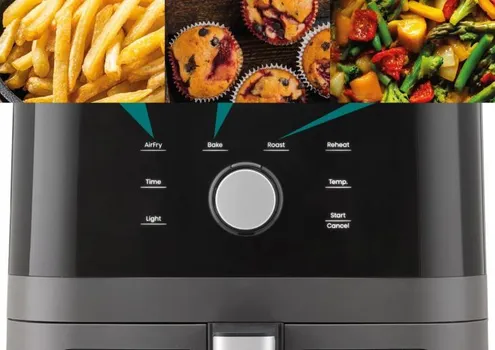 HISENSE FRITEZA HAF1800D NA VRUĆI ZRAK, 1850 W, 5.7 L (5 / 8)