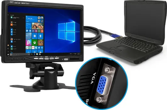 LED TFT SCREEN [7 / HDMI / VGA / RCA] (2 / 7)