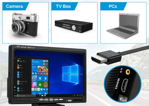 LED TFT SCREEN [7 / HDMI / VGA / RCA] (6 / 7)