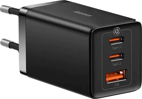 BASEUS GAN5 PRO 65W PUNJAČ │ 65W SNAGA │ 2X USB-C + USB │ GAN5 TEHNOLOGIJA │ PD3.0 / QC3.0 / PPS │ KOMPAKTNE DIMENZIJE │ VIŠESTRUKA ZAŠTITA │ UKLJUČEN USB-C KABL (1 / 12)