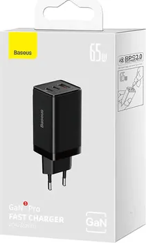 BASEUS GAN5 PRO 65W PUNJAČ │ 65W SNAGA │ 2X USB-C + USB │ GAN5 TEHNOLOGIJA │ PD3.0 / QC3.0 / PPS │ KOMPAKTNE DIMENZIJE │ VIŠESTRUKA ZAŠTITA │ UKLJUČEN USB-C KABL (7 / 12)