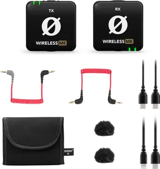 RODE WIRELESS ME COMPACT MICROPHONE SYSTEM [2.4GHZ / USB / 3.5MM] (8 / 8)