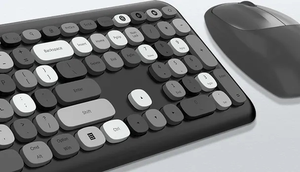MOFII 666 2.4G WIRELESS SET KEYBOARD + MOUSE KIT BLACK │ BEŽIČNI KOMPLET TASTATURA I MIŠ │ TASTATURA SA 112 TASTERA │ MIŠ SA 1200 DPI │ 2.4 GHZ DOMET DO 10 M (4 / 4)