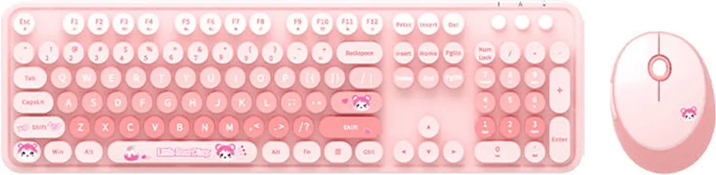 MOFII SWEET NEW 2.4G BEŽIČNI KOMPLET TASTATURA I MIŠ │ 2.4G BEŽIČNA VEZA │ 104 TASTERA │ DPI 800/1200/1600 │ 3 NIVOA UŠTEDE ENERGIJE │ DO 8 MIL. KLIKOVA │ PLUG & PLAY (2 / 2)