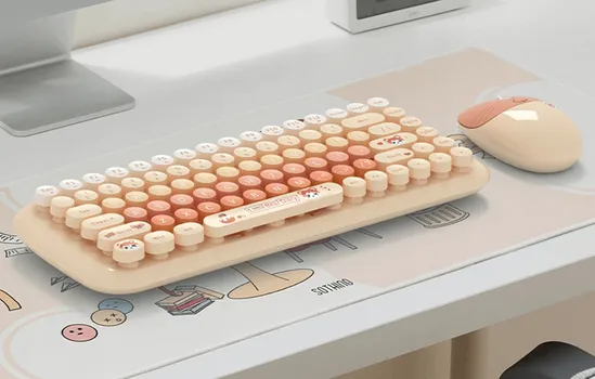 MOFII CANDY NEW BEŽIČNI KOMPLET TASTATURA I MIŠ │ 2.4G BEŽIČNA VEZA │ 84 TASTERA │ DPI 800/1200/1600 │ 8 MIL. KLIKOVA │ DO 10M DOMET │ 2XAA ZA TASTATURU (3 / 6)