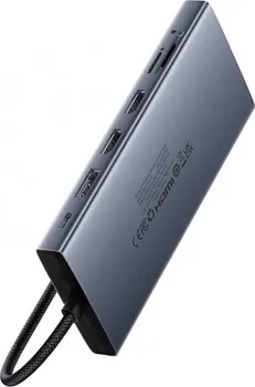 BASEUS PORTALJOY 13-PORT HUB │ USB-C NA HDMI / DP / VGA / RJ45 / SD / TF / USB-A / PD / 3.5MM │ 8K@30HZ, 4K@60HZ │ PRENOS DO 10 GBPS │ PD PUNJENJE 100W │ RJ45 1000 MBPS (3 / 8)