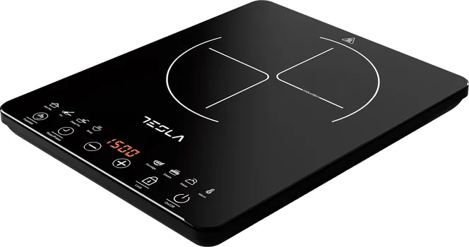 TESLA IC300B INDUKCIONI REŠO │ 1500W SNAGA │ BLACK CRYSTAL STAKLO │ 8 NIVOA SNAGE │ ZAŠTITA ZA DJECU │ LED DIGITALNI DISPLEJ (1 / 5)