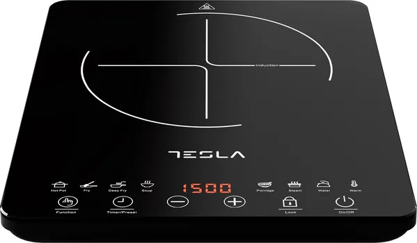 TESLA IC300B INDUKCIONI REŠO │ 1500W SNAGA │ BLACK CRYSTAL STAKLO │ 8 NIVOA SNAGE │ ZAŠTITA ZA DJECU │ LED DIGITALNI DISPLEJ (2 / 5)