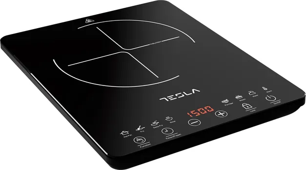 TESLA IC300B INDUKCIONI REŠO │ 1500W SNAGA │ BLACK CRYSTAL STAKLO │ 8 NIVOA SNAGE │ ZAŠTITA ZA DJECU │ LED DIGITALNI DISPLEJ (3 / 5)
