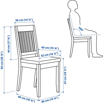 IKEA NÄSINGE STOLICA 405.875.03 (8 / 8)