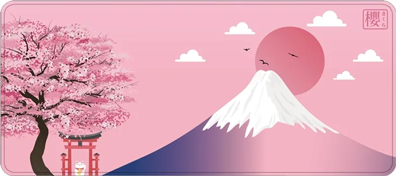 FANTECH MP905 [900x400x4mm] - LONDON | CYBER LIFE | MATCHA MILK | SANDY CHARCOAL | SEASIDE WAVE | RHOMBUS | ANGLE | SAKURA (5 / 9)