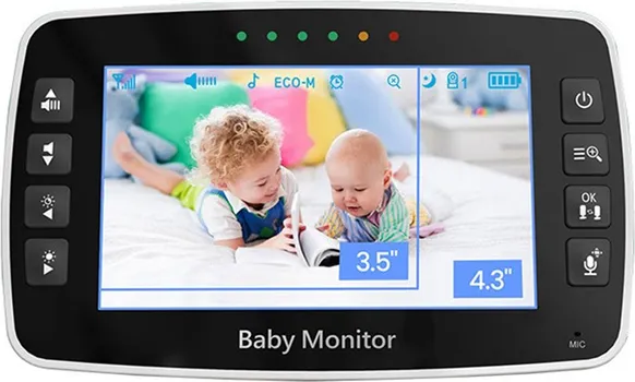 WIRELESS VIDEO BABY MONITOR [4.3-INCH] (3 / 9)