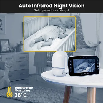 WIRELESS VIDEO BABY MONITOR [4.3-INCH] (6 / 9)