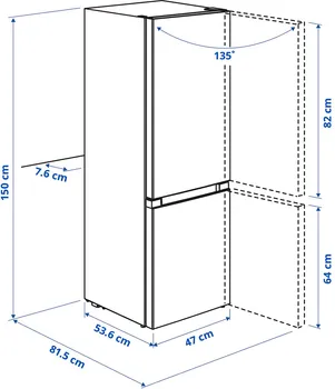 IKEA LAGAN FRIŽIDER/ZAMRZIVAČ [115L / 59L / 506.194.57] (8 / 9)