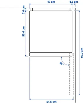 IKEA LAGAN FRIŽIDER/ZAMRZIVAČ [115L / 59L / 506.194.57] (9 / 9)
