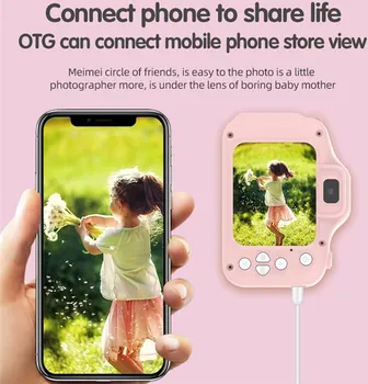X10S 2.0″ HD DJEČIJA KAMERA CUTE SHAPE – PINK (11 / 11)