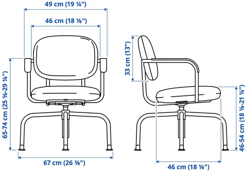 IKEA MULLSJÖ RADNI STO I STOLICA 496.031.41 (12 / 12)