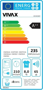 VIVAX CDR-0816MHP [MAŠINA ZA SUŠENJE VEŠA] (8 / 8)