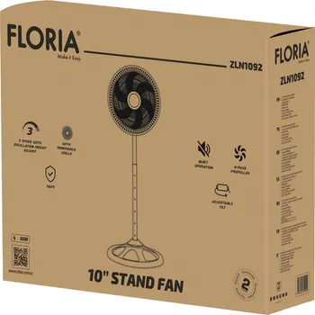 ZILAN / FLORIA VENTILATOR SA POSTOLJEM, 55W - ZLN1092 (4 / 4)