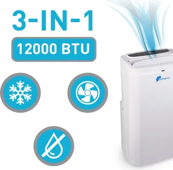 LIFETIME AIR POKRETNA KLIMA 12000 BTU 1357W SA DALJ. UPRAVLJAČEM BIJELA LIFETIME AIR (2 / 5)