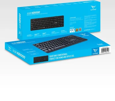 SONICGEAR ALCATROZ SILENT KB1000 NISKOPROFILNE TIHE TIPKE, BROJ TIPKI: 104, POVEZIVANJE: USB, SLOVNI RASPORED: (US), ŽIČANA: DA, DUŽINA KABLA: 1.2M, M (2 / 6)