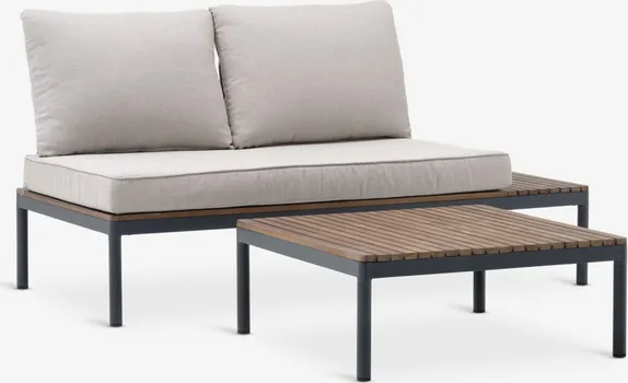 JYSK LOUNGE GARNITURA HOU 2 OSOBE TVRDO DRVO (1 / 12)