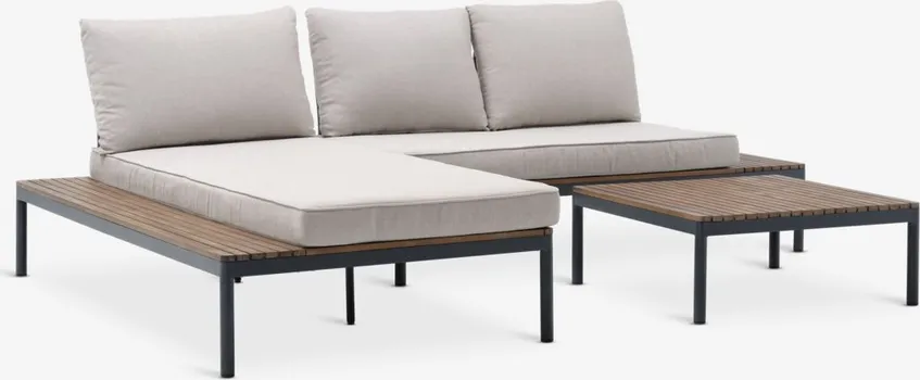 JYSK LOUNGE GARNITURA HOU 3 OSOBE TVRDO DRVO (1 / 15)
