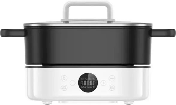 XIAOMI MULTIFUNCTIONAL HOT POT COOKER 6L MULTIFUNKCIONALNI COOKER │ 6L KAPACITET │ 2000W BRZO ZAGRIJAVANJE │ 6 NIVOA TOPLOTE │ TIMER + MEMORIJA │ PREMAZ PROTIV LIJEPLJENJA │ ODVOJIVI LONAC │ ZAŠTITA OD SUVOG KUVANJA (2 / 9)