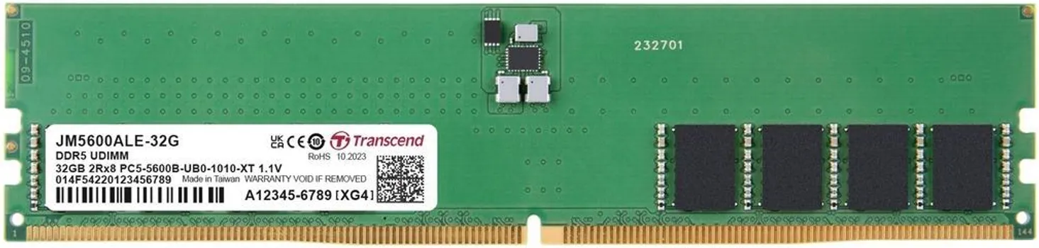 TRANSCEND DIMM DDR5 32GB / 5600MHZ (1 / 1)