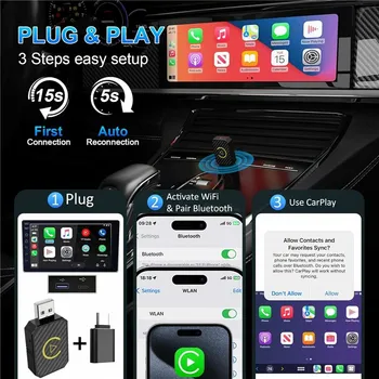 R5050 2 IN 1 WIRELESS CARPLAY ANDROID AUTO ADAPTER (6 / 13)