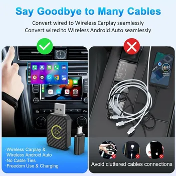 R5050 2 IN 1 WIRELESS CARPLAY ANDROID AUTO ADAPTER (10 / 13)