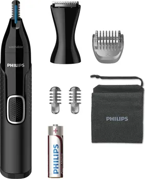 PHILIPS NT5650/16 TRIMER ZA NOS, UŠI, OBRVE I DETALJE │ PROTECTIVE GUARD TEHNOLOGIJA │ PRECIZNO ŠIŠANJE IZ SVIH UGLOVA │ VODOOTPORAN │ RADI NA AA BATERIJU │ PUTNA TORBICA UKLJUČENA (1 / 2)